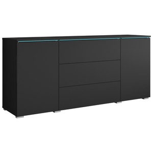 P & B, Sideboard Vera 150 Graphit  150/67,9/39,5 cm 3 Schublade(n) 