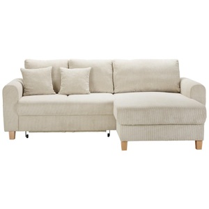 Modern Living, Ecksofa in Beige, canapé d'angle Beige