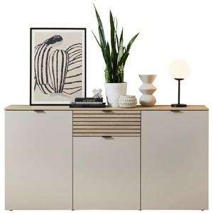 Premium Living, Sideboard Memphis Eichefarben/kaschmir  180/90/45 cm 1 Schublade(n) 