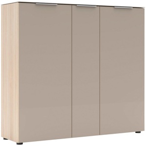 Momax, Schuhschrank Siena Eichefarben/kaschmir 136/125/41 cm 