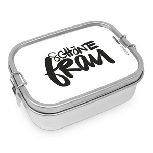 undefined, Lunchbox Schöne Frau aus Edelstahl