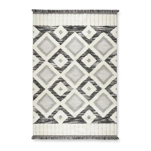 Mömax modern living, Webteppich Selma ca. 160x230cm, Webteppich Selma 3 in Grau/Weiß ca. 160x230cm