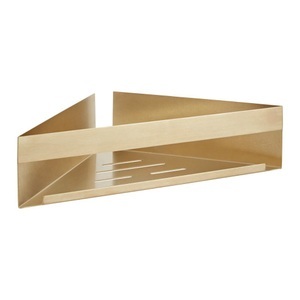 Modern Living, Eckregal in Goldfarben, Eckregal in Goldfarben