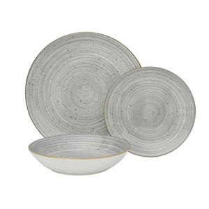 Modern Living, Tafelservice Tina in Grau, 12-teilig
