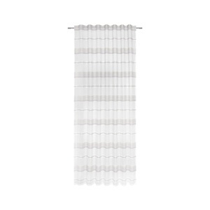 Modern Living, Fertigvorhang Louis Braun/Weiss 140x245cm, Fertigvorhang Louis Braun/Weiss 140x245cm