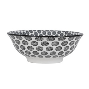 Momax, Suppenteller Shiva Schwarz/weiss 21/7,8 cm 