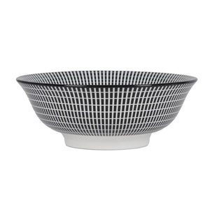Momax, Suppenteller Shiva Schwarz/weiss 21/7,8 cm 