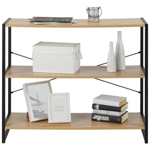 Modern Living, Regal Sonoma Eiche/Schwarz, Regal Sonoma Eiche/Schwarz