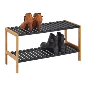 Modern Living, Schuhregal Elsa in Schwarz/Naturfarben