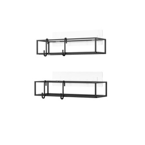 Momax, Duschregal Cubiko Schwarz, 2er Set, Duschregal Cubiko Schwarz, 2er Set