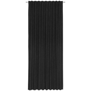 Premium Living, Fertigvorhang Leo Schwarz 135x255cm, Fertigvorhang Leo Schwarz 135x255cm
