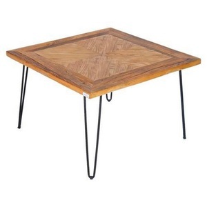 Xora, Xora Couchtisch in holz, metall 70/70/45 cm , Jamuna , Naturfarben, Schwarz , Recyclingholz, Ulme , massiv , 70x45x70 cm , pulverbeschichtet,antik,Echtholz , 000480000102, Xora Couchtisch in holz, metall 70/70/45 cm , Jamuna , Naturfarben, Schwarz , Recyclingholz, Ulme , massiv , 70x45 cm , pulverbeschichtet,antik,Echtholz , 000480000102