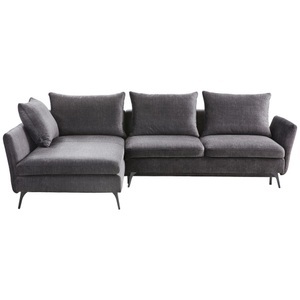 XXXLutz, XXXLutz Wohnlandschaft inkl.funktionen in textil dunkelgrau , Calabria , 182 cm , matt , Stoffauswahl, seitenverkehrt erhältlich , 000553009309
