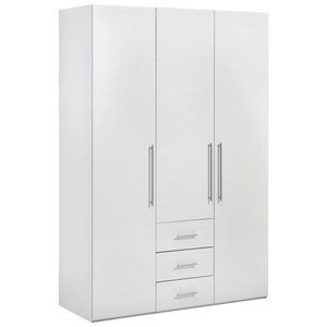 Xora, Xora Kleiderschrank in weiss , Magnum-Top- , Holzwerkstoff , 4 Fächer , 3 Schubladen , 147x219x59 cm , Hochglanz, lackiert, Melamin,Nachbildung , In verschiedenen Grössen erhältlich,In verschiedenen Grössen erhältlich,In verschiedenen Grössen e, Xora Drehtürenschrank in weiss , Magnum , Metall , 4 Fächer , 3 Schubladen , 147x219x59 cm , Hochglanz, lackiert, Melamin,Nachbildung , In verschiedenen Grössen erhältlich , 000588000501