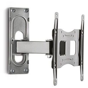 VCM, Universal TV VESA Wandhalterung Halter Fernsehhalter neigbar schwenkar B-FS2 Universal TV VESA Wandhalterung Halter Fernsehhalter neigbar schwenkar B-FS2, VCM - Universal TV Halterung | VESA Wandhalterung | Halter Fernsehhalter neigbar schwenkbar | Belastbarkeit bis zu 15 kg - B-FS2, Silber, 22cm