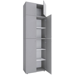VCM, XXL Holz Schuhschrank Kleiderschrank Groß Schrank Schuhe Dielenschrank Lona 5f A XXL Holz Schuhschrank Kleiderschrank Groß Schrank Schuhe Dielenschrank Lona 5f A, VCM - XXL Holz Schuhschrank Kleiderschrank Groß Schrank Schuhe Dielenschrank Lona 5f A, 70 CM, Taubengrau