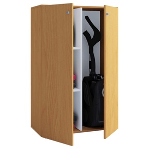 VCM, Holz Besenschrank Staubsauger Putzschrank Haushaltsschrank Drehtüren Lona L Holz Besenschrank Staubsauger Putzschrank Haushaltsschrank Drehtüren Lona L, VCM - Holz Besenschrank Staubsauger Putzschrank Haushaltsschrank Drehtüren Lona L, 70 CM, Buche