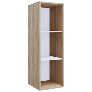 VCM, Holz Büro Stand Regal Bücher Ordner Aktenregal Ordnerregal Bücherregal Lona l 3f Holz Büro Stand Regal Bücher Ordner Aktenregal Ordnerregal Bücherregal Lona l 3f, MID.YOU Aktenschrank 35/110/37 cm , Lona I , Sonoma Eiche , Holzwerkstoff , 2 Fächer , 35x110x37 cm , melaminharzbeschichtet,melaminharzbeschichtet,Nachbildung,Nachbildung , 000657014067