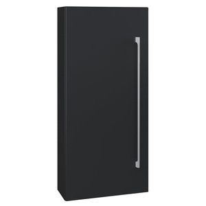 MID.YOU, MID.YOU Hängeschrank , VCB 3 , Schwarz , Holzwerkstoff , 1 Fächer , 33x75x22 cm , melaminharzbeschichtet,melaminharzbeschichtet,Nachbildung,Nachbildung , 000657016202, VCM - Holz Wandregal | Midischrank Maße: H. 75 x B. 33 T. 22 cm 1 hohe Tür Badinos D, One Size, Schwarz