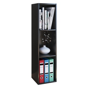 MID.YOU, MID.YOU Dvd-regal 34/107/29 cm , Mendas 3-Fach , Schwarz , Holzwerkstoff , 34x107x29 cm , melaminharzbeschichtet,melaminharzbeschichtet,Nachbildung,Nachbildung , 000657017902, MID.YOU Aktenregal 34/107/29 cm , Mendas 3-Fach , Schwarz , Holzwerkstoff , 34x107x29 cm , melaminharzbeschichtet,melaminharzbeschichtet,Nachbildung,Nachbildung , 000657017902