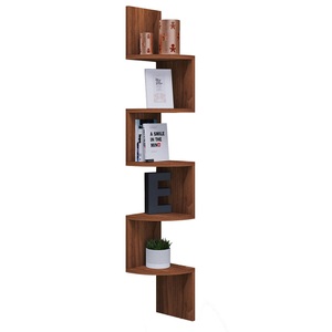 MID.YOU, MID.YOU Eckregal in 19,6/123,6/19,6 cm nussbaumfarben , Mintis , Holzwerkstoff , 19.6x123.6x19.6 cm , melaminharzbeschichtet,Nachbildung , 000657018403, MID.YOU Eckregal in 19,6/123,6/19,6 cm nussbaumfarben , Mintis , Holzwerkstoff , 19.6x123.6x19.6 cm , melaminharzbeschichtet,Nachbildung , 000657018403