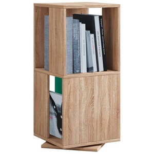 MID.YOU, MID.YOU Standregal 34/74/34 cm sonoma eiche , Stifta L , Holzwerkstoff , 34x74x34 cm , melaminharzbeschichtet,Nachbildung , 000657018802, VCM - Holz Stand Regal Büroregal Aktenregal Bücherregal drehbar Rondell Stifta L, One Size, Braun