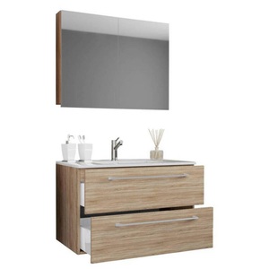 MID.YOU, MID.YOU Waschtischkombi 60 cm , 3Tlg-Badinos , Sonoma Eiche , Holzwerkstoff , 2 Schubladen , 60 cm , melaminharzbeschichtet,Nachbildung , hängend , 000657023213, MID.YOU Badezimmer 60 cm , 3Tlg-Badinos , Sonoma Eiche , Metall , 2,2 Schubladen , 60 cm , melaminharzbeschichtet,Nachbildung , hängend , 000657023213