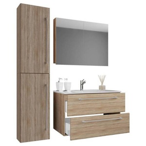 VCM, 4-tlg. Badmöbel Set Badinos 4-tlg. Badmöbel Set Badinos, VCM - 4-tlg. Badmöbel Set Badinos, 60 cm, Beige Medium