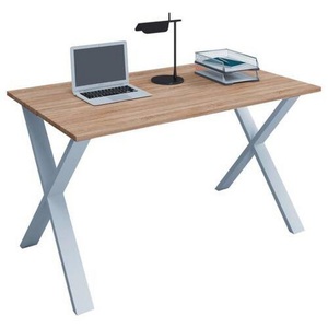 MID.YOU, MID.YOU Schreibtisch 110/80/76 cm in weiss, sonoma eiche , Lona , Holzwerkstoff , 80x76 cm , melaminharzbeschichtet,Nachbildung , in verschiedenen Holz-Dekoren erhältlich , 00065702638J, MID.YOU Schreibtisch 110/80/76 cm in weiss, sonoma eiche , Lona , Holzwerkstoff , 80x76 cm , melaminharzbeschichtet,Nachbildung , in verschiedenen Holz-Dekoren erhältlich , 00065702638J