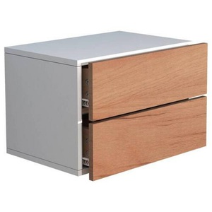 VCM, Holz Wandschublade Nachtschrank Wandboard Schublade Konsole Nachttisch Usal L 45 cm Holz Wandschublade Nachtschrank Wandboard Schublade Konsole Nachttisch Usal L 45 cm, VCM - Holz Wandschublade Nachtschrank Wandboard Schublade Konsole Nachttisch Usal L 45 cm, 45cm, Weiss