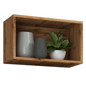 VCM, Holz Wandregal Hängeregal Regal Wandboard Arila S Holz Wandregal Hängeregal Regal Wandboard Arila S, VCM - Holzregal hängend | platzsparendes Regal Maße: H. 30 x B. 50 T. 28 cm Elegantes Aufbewahrungsregal Bücherregal Wandboard -, CM, Bronze