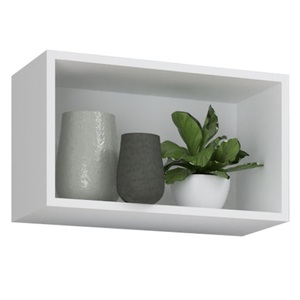VCM, Holz Wandregal Hängeregal Regal Wandboard Arila S Holz Wandregal Hängeregal Regal Wandboard Arila S, VCM - Holzregal hängend | platzsparendes Regal Maße: H. 30 x B. 50 T. 28 cm Elegantes Aufbewahrungsregal Bücherregal Wandboard -, CM, Weiss