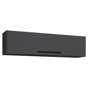 VCM, Holz Wandregal Hängeregal Wandschrank Klappschrank Arila XL Holz Wandregal Hängeregal Wandschrank Klappschrank Arila XL, VCM - Holzregal hängend | platzsparendes Regal Maße: H. 115 x B. 30 T. cm Elegantes Aufbewahrungsregal Bücherregal Wandboard -, One Size, Anthrazit