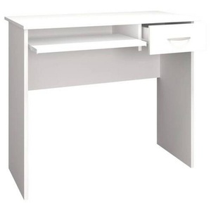 MID.YOU, MID.YOU Schreibtisch 85/50/75 cm in weiss , Arusa , Metall , 1 Schubladen , 50x75 cm , melaminharzbeschichtet,Nachbildung , ausziehbar, Stauraum, in verschiedenen Holz-Dekoren erhältlich , 000657035601, MID.YOU Schreibtisch 85/50/75 cm in weiss , Arusa , Metall , 1 Schubladen , 50x75 cm , melaminharzbeschichtet,Nachbildung , ausziehbar, Stauraum, in verschiedenen Holz-Dekoren erhältlich , 000657035601