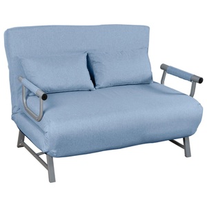 VCM, Schlafsofa Couch Kolino mit Schlaffunktion Schlafsofa Couch Kolino mit Schlaffunktion, VCM - Schlafsofa | Polyester-Stoff | Maße H. 95 x B. 127 x T. 78 cm | Sofa mit Schlaffunktion | Schlafsofa - Kolino, 200 cm, Blau
