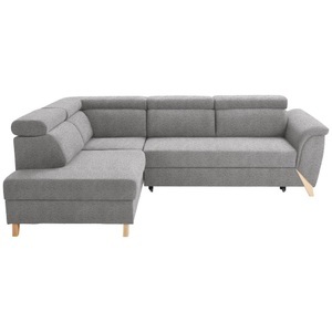 Stylife, Stylife Ecksofa in webstoff grau, flieder , Ritmo -Exklusiv- , 265x200 cm , 000682001609, Stylife Ecksofa in webstoff grau, flieder , Ritmo -Exklusiv- , Textil , Buche , vollmassiv , 265x200 cm , Webstoff,Echtholz , Stoffauswahl, seitenverkehrt erhältlich, Rücken echt , 000682001609