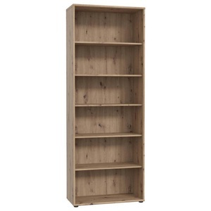 Modern Living, Regal in Eiche Artisan, XXXLutz Regal 73,7/197,5/34,8 cm eiche artisan , Tempra 2 , Holzwerkstoff , 73.7x197.5x34.8 cm , Dekorfolie,Nachbildung , Typenauswahl, Beimöbel erhältlich, stehend , 000687069928