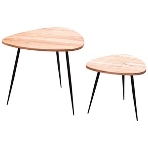 MID.YOU, MID.YOU Satztisch in holz 60/60/51 cm , Satztisch , Akaziefarben , Akazie , massiv , 60x51 cm , pulverbeschichtet,Natur,Echtholz , 000850028001, MID.YOU Satztisch in holz 60/60/51 cm , Satztisch , Akaziefarben , Akazie , massiv , 60x51 cm , pulverbeschichtet,Natur,Echtholz , 000850028001