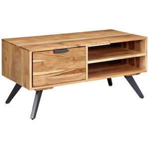 MID.YOU, MID.YOU Couchtisch in holz 95/45/45 cm , Wl6.154 , Naturfarben , Metall , Akazie , massiv , 1 Schubladen , 45x45 cm , lackiert,lackiert,Echtholz , Stauraum, offenes Fach , 000850065301, MID.YOU Couchtisch in holz 95/45/45 cm , Wl6.154 , Naturfarben , Metall , Akazie , massiv , 1 Schubladen , 45x45 cm , lackiert,lackiert,Echtholz , Stauraum, offenes Fach , 000850065301