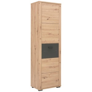 Xora, Xora Garderobenschrank 60/195/38 cm , Maxim , Anthrazit, Eichefarben , Holzwerkstoff , 2 Fächer , 60x195x38 cm , Melamin,Dekorfolie, Melamin,Nachbildung,Nachbildung , Beimöbel erhältlich , 000003002205, Xora Garderobenschrank 60/195/38 cm , Maxim , Anthrazit, Eichefarben , Holzwerkstoff , 2 Fächer , 60x195x38 cm , Melamin,Dekorfolie, Melamin,Nachbildung,Nachbildung , Beimöbel erhältlich , 000003002205