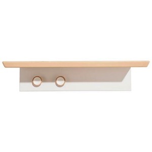 PAIDI, PAIDI Wandregal Ylvie, Paidi Wandregal 96,4/12/20 cm , Ylvie , weiss, Birkefarben , Holz , Birke , massiv , 96.4x12x20 cm , melaminharzbeschichtet,Echtholz, Nachbildung , Beimöbel erhältlich , 000345007314