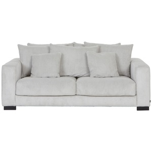 HomIn, Hom`in Bigsofa in kord hellgrau , Sintra , Textil , Birke , massiv , 203x83x126 cm , lackiert,Kord,Echtholz , Stoffauswahl, Armteil links, Armteil rechts , 001408005401, Hom`in 2,5-sitzer in cord hellgrau , Sintra -Top- , Textil , Birke , massiv , 203x83x126 cm , lackiert,Cord,Echtholz , Stoffauswahl, Armteil links, Armteil rechts , 001408005401