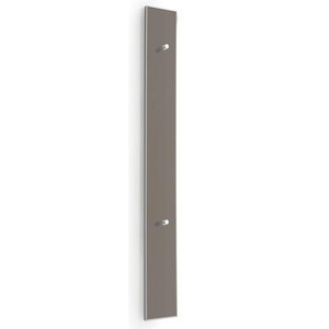 Voss, home24 Garderobenpaneel Alavere II, Novel Garderobenleiste , Santina , Taupe , Glas, Holzwerkstoff , 16x140x7 cm , rückseitig lackiert,Nachbildung , Aufhängemöglichkeit , 001529004031