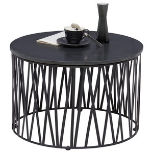 XXXLutz, XXXLutz Couchtisch in metall, stein 60/60/40 cm , Como Ii , Schwarz , 60x40x60 cm , pulverbeschichtet,Naturstein,Marmor , 001630006802, XXXLutz Couchtisch in metall, stein 60/60/40 cm , Como Ii , Schwarz , 60x40 cm , pulverbeschichtet,Naturstein,Marmor , 001630006802