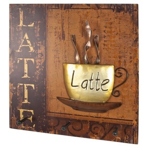 XXXLutz, XXXLutz Wandgarderobe , Latte , Braun , Holzwerkstoff , 40x40x7 cm , Nachbildung , 001931046101, XXXLutz Wandgarderobe 40/40/7 cm , Latte , Braun , Holzwerkstoff , 40x40x7 cm , Nachbildung , 001931046101