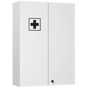 Xora, Xora Medizinschrank 50/70/20 cm , Medizinschrank , weiss , Glas , 4 Fächer , 50x70x20 cm , Dekorfolie,Nachbildung , 001977010002, Xora Medizinschrank , Medizinschrank , weiss , Glas , 4 Fächer , 50x70x20 cm , Dekorfolie,Nachbildung , 001977010002