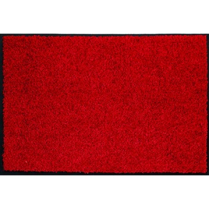Astra, Schmutzfangmatte Diamant Astra Rot, Esposa Fussmatte , Diamant , Rot , Textil , Uni , 80 cm , rutschfest, schmutzabweisend, Für Fussbodenheizung geeignet , 001250021493