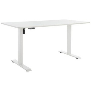 Livetastic, Livetastic Schreibtisch 160/80/73 cm in weiss , Alghero , Metall, Holzwerkstoff , 80x73 cm , pulverbeschichtet,Melamin,Nachbildung , höhenverstellbar , 001318000801, Livetastic Schreibtisch 160/80/73-123 cm in weiss , Alghero , Metall, Holzwerkstoff , 80x73-123 cm , pulverbeschichtet,Melamin,Nachbildung , höhenverstellbar , 001318000801