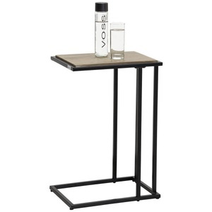 Carryhome, Carryhome Beistelltisch in metall, holzwerkstoff , Promo -Top- , Schwarz, Eichefarben , 30x60x40 cm , pulverbeschichtet,Dekorfolie,Nachbildung , 002540002503, Carryhome Beistelltisch in metall, holzwerkstoff 40/30/60 cm , Promo -Top- , Schwarz, Eichefarben , 30x60 cm , pulverbeschichtet,Dekorfolie,Nachbildung , 002540002503