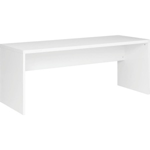 XXXLutz, XXXLutz Schreibtisch 180/69/75 cm in weiss hochglanz , Kronos , Holzwerkstoff , 69x75 cm , Hochglanz, Dekorfolie,Nachbildung , 002593001401, XXXLutz Schreibtisch 180/69/75 cm in weiss hochglanz , Kronos , Holzwerkstoff , 69x75 cm , Hochglanz, Dekorfolie,Nachbildung , 002593001401